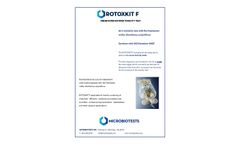 Microbiotests ROTOXKIT F - Freshwater Rotifer Toxicity Test Kit - Brochure