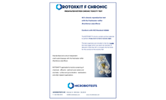 Microbiotests - Model Rotoxkit F Chronic - Chronic, Cyst-based Rotifer Toxicity Test Kit - Brochure