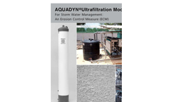 AQUADYN Modules - For Storm Water Management: An Erosion Control Measure (ECM)