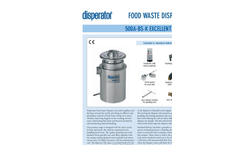 Excellent - Model 500A-BS-K - Food Waste Disposers System Brochure