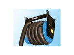 Exhaust Extraction with Hose Reels for Workplaces with Stationary Vehicles