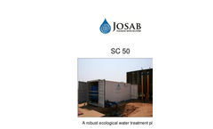 SC 50 - Robust Ecological Water Treatment Plant - Brochure