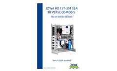 Jowa - Model 15-30T - RO Water Maker -Reverse Osmosis System - Brochure