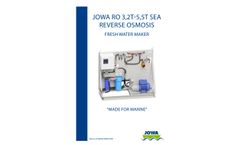 Jowa - Model 3,2T-5,5T SEA - RO Water Maker -Reverse Osmosis System - Brochure