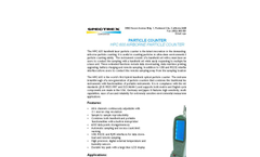 Spectrex - Model HPC 600 - Airborne Particle Counter – Brochure