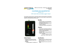 Spectrex - Model C-21 - Color Bar VOC Gas Detector – Brochure