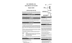 Spectrex - Model C-30ZX - Color Bar Ozone Monitor – Manual