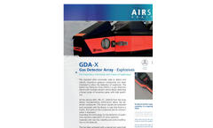 AIRSENSE - Model GDA-X - Explosives Gas Detector Array - Brochure