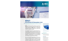 AIRSENSE - Model EDU3 - Enrichment and Desorption Unit - Brochure