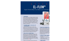 Gas Mass Flow Meters & Controllers EL-FLOW Series