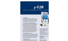 Liquid Flow Meters-Controllers µ-FLOW series L01