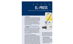 Digital Electronic Pressure Meters- Controllers EL-PRESS Series