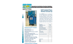Self Contained Pressurized Reverse Osmosis Systems Brochure