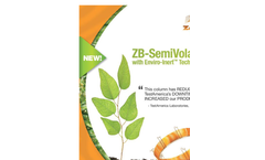 ZB Semi Volatiles Phase GC Column Brochure