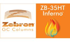 Zebron - Model ZB-35HT Inferno - High Temperature Fused Silica GC Column