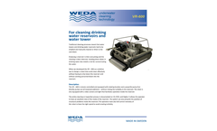 Weda - Model VR600 - Water Reservoirs and Water Towers Cleaning System - Brochure