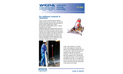 Weda - Model YT-600 - Underwater Cleaning Robot for Sediment (Sludge) Removal - Brochure