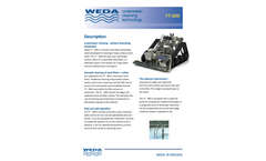 Weda - Model YT-800 - Sand Filter and Large Water Basin Cleaning Submersible Robots - Brochure
