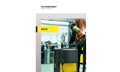 PHV: Portable filter unit removes welding fumes at the source (Brochure)