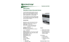 AMC 1ACOs Series Standalone Carbon Monoxide Monitor - Specification Brochure