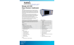 Sabio - Model 4010M - Gas Dilution Calibrator - Brochure