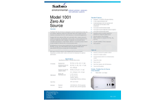 Sabio - Model 1001 - Zero Air Source Generators - Brochure