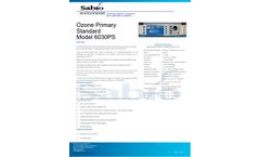 Sabio - Model 6030PS - Ozone Primary Standard Analyzers - Brochure