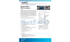 Sabio - Model 6060 - TRS Analyzer - Brochure