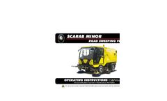 Scarab - Minor Compact Road Sweeper Operation Manual