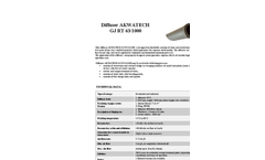 AKWATECH - Model GJ RT 63/1000 - Tube Diffusers Brochure