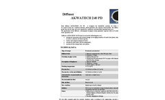 AKWATECH - Model 240 PD - Disk Diffuser Brochure