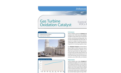 Gas Turbine Oxidation Catalyst