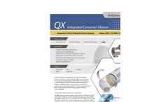QX Integrated Converter Silencer - catalytic silencer
