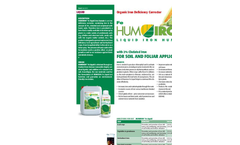 Humiron - Fe WSP - Organic Iron Deficiency Corrector Brochure
