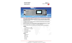 MCZ - Model EasyCEM - Emission Gas Analyser System - Brochure