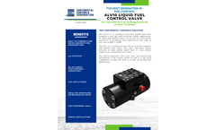 ALV10 - Liquid Fuel Metering Valve - Brochure