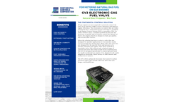 GV2 - Electronic Gas Fuel Valve Brochure