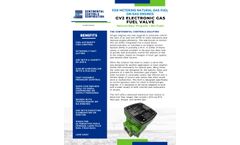 CCC - Model GV2 - Electronic Gas Fuel Valve - Brochure