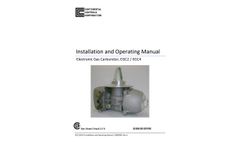 CCC - Model EGC6 - Electronic Gas Carburetor - Installation and Operating Manual