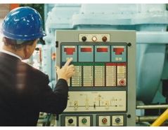 Ross Fisher at the first CCC Turbine Control System about 2000