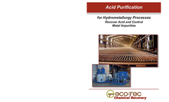 Eco-Tec - Recovery Systems for Hydrometallurgy Processes - Brochure