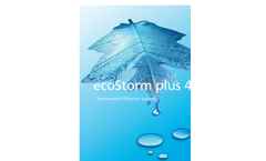 ecoStorm Plus - Model 400 - Stormwater Filtration System Brochure