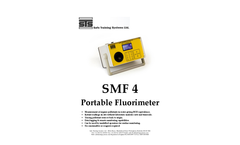 STS - Model SMF4 - Portable Fluorimeter - Technical Datasheet