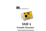 STS - Model SMF 4 - Portable Fluorimeter for Organic Pollution Monitoring - Brochure