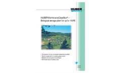 HUBER MembraneClearBox® - The biological sewage plant for up to 150 PE
