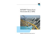 ROTAMAT - Model Ro2 / RPPS / STAR - Rotary Drum Fine Screen / Perforated Plate Screen- Brochure