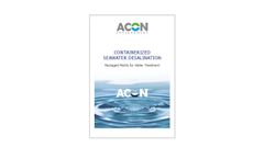 ACON - Containerized Seawater Desalination Plant Brochure