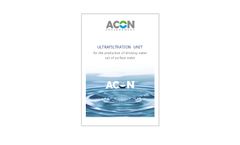 ACON - Ultrafiltration Unit Brochure
