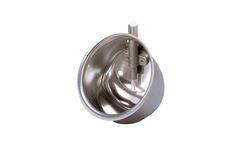 Model B 15 S S.s. valve x4 - Stainless Steel Drinking Bowl for Fatteners