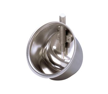 Model B 15 S S.s. valve x4 - Stainless Steel Drinking Bowl for Fatteners